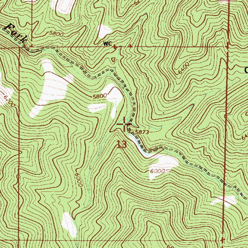 Topographic Map of Coal Hollow, UT