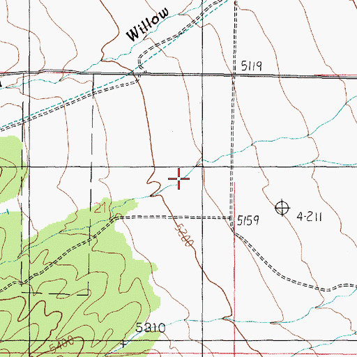 Topographic Map of Coal Pit Canyon, UT