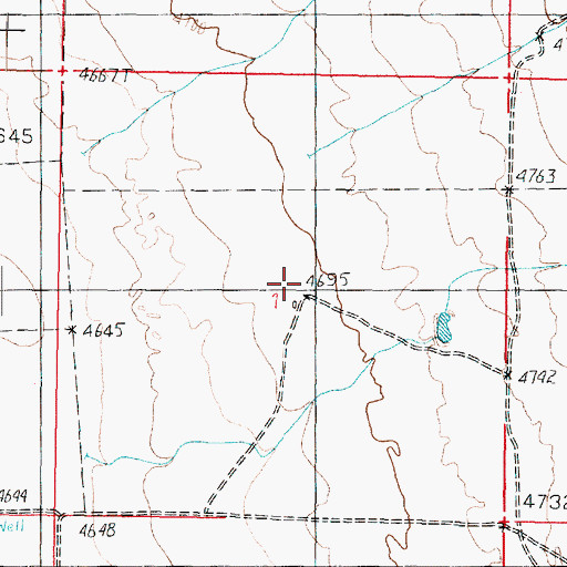 Topographic Map of Condie Ranch, UT