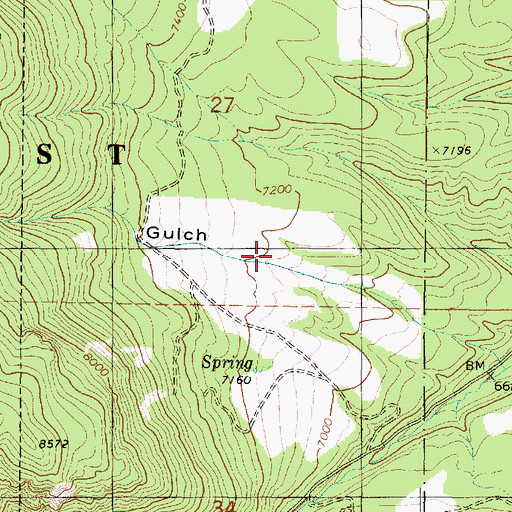 Topographic Map of Copper Belt Trail, UT