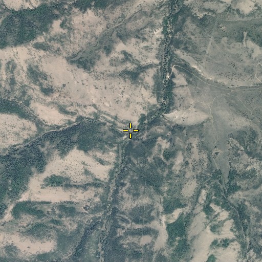 Aerial/Satellite Image of Corral Fork, UT