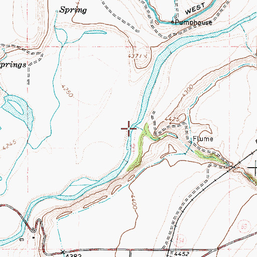 Topographic Map of Cottonwood Creek, UT