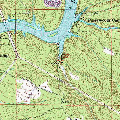 Topographic Map of Bill Gross Camp, AL