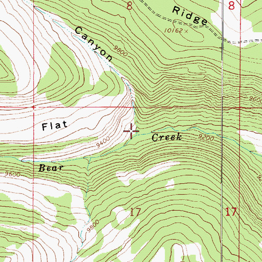 Topographic Map of Cox Canyon, UT
