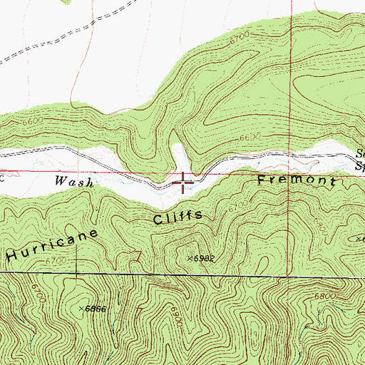 Topographic Map of Coyote Creek, UT