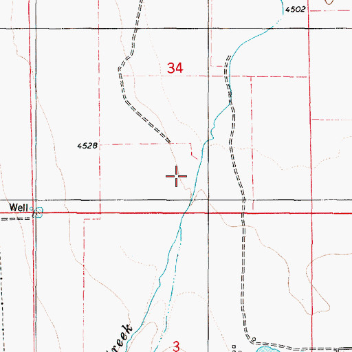 Topographic Map of Currant Creek, UT