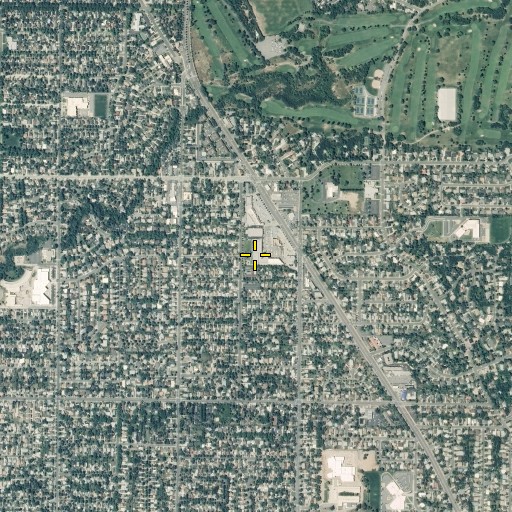 Aerial/Satellite Image of Curtis School, UT