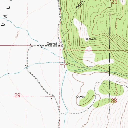 Topographic Map of Daniels Canyon, UT