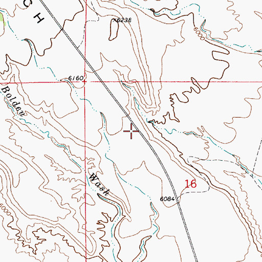 Topographic Map of Danish Bench, UT