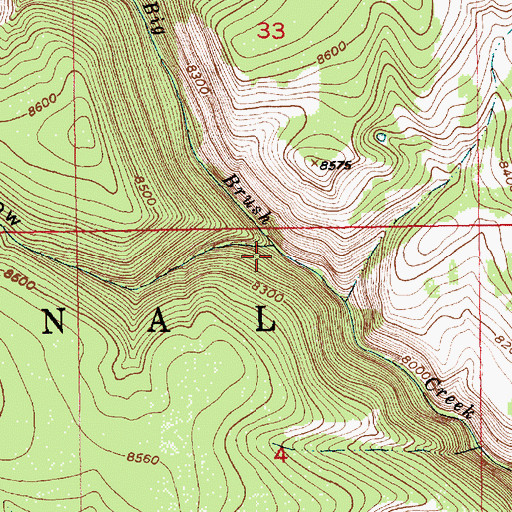 Topographic Map of Davis Hollow, UT
