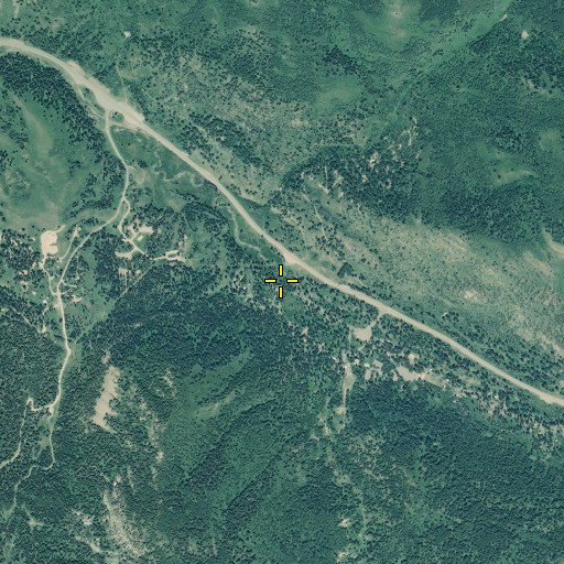 Aerial/Satellite Image of Days Fork, UT
