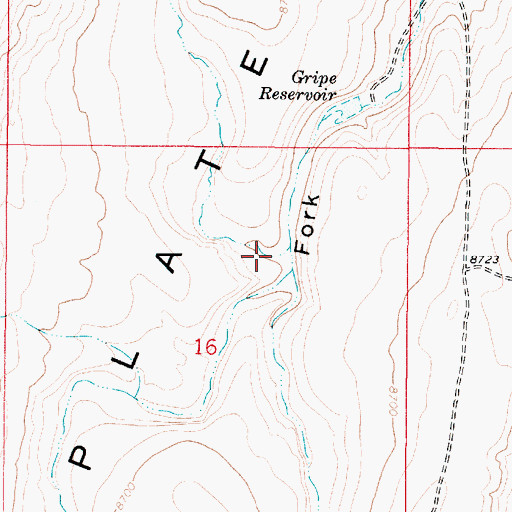 Topographic Map of Deer Hollow, UT