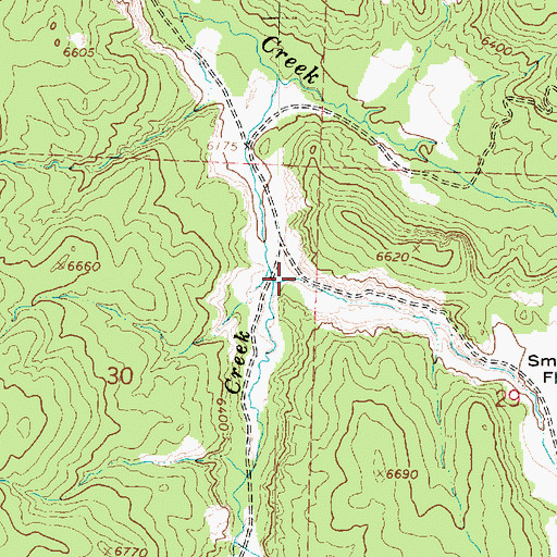 Topographic Map of Dipping Vat Draw, UT