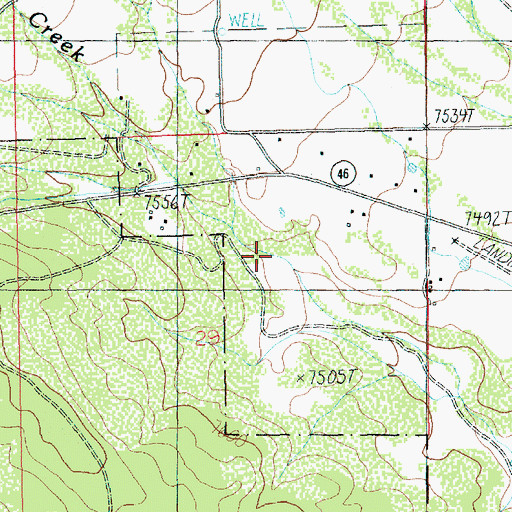 Topographic Map of Doe Canyon, UT