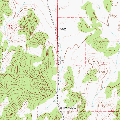 Topographic Map of Dog Lake, UT