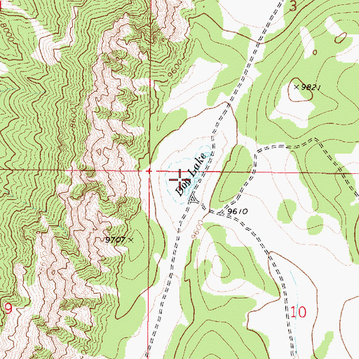 Topographic Map of Dog Lake, UT
