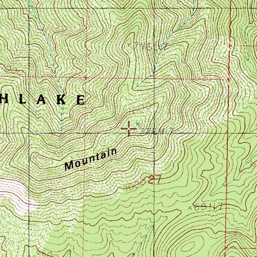 Topographic Map of Dog Valley Mountain, UT