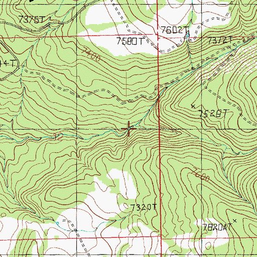 Topographic Map of Dorry Canyon, UT