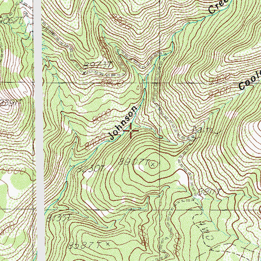 Topographic Map of Dream Mine, UT