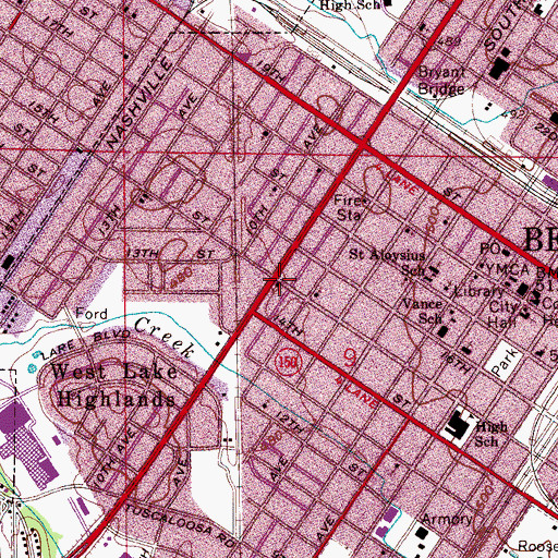 Topographic Map of Canaan Baptist Church Number 2, AL
