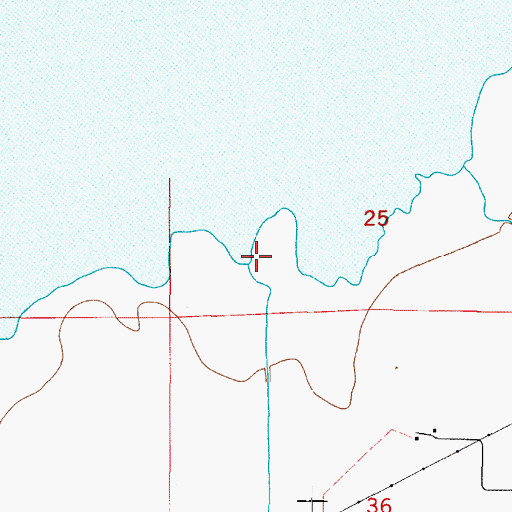 Topographic Map of Dry Creek, UT
