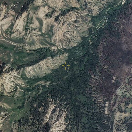 Aerial/Satellite Image of Dry Lake Fork, UT