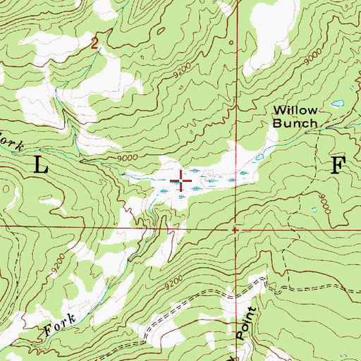 Topographic Map of Duck Fork, UT