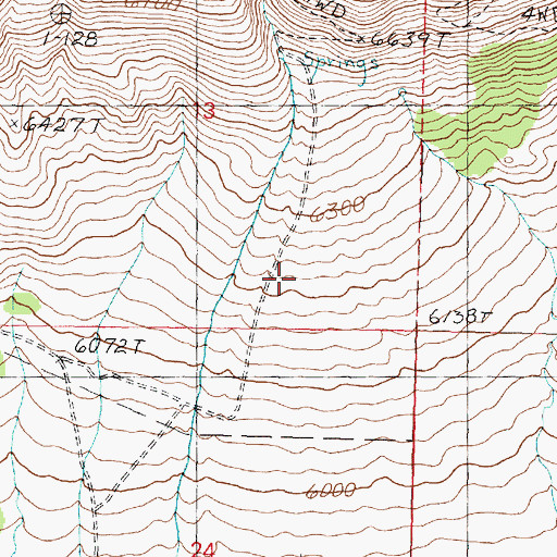 Topographic Map of Duncan Canyon, UT