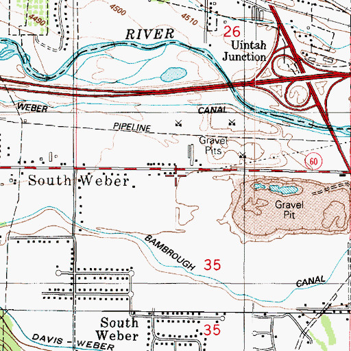 Topographic Map of Dunn Canal, UT