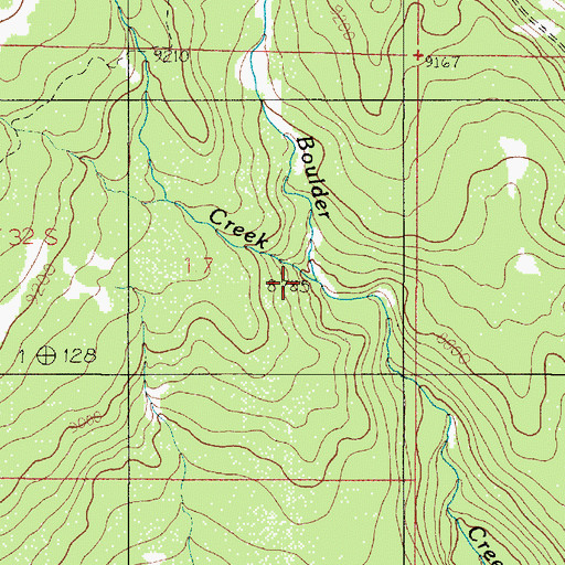 Topographic Map of Durfey Creek, UT