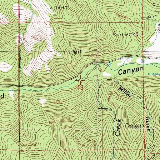 Topographic Map of Durst Creek, UT