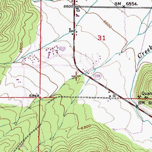 Topographic Map of Dutch Draw, UT