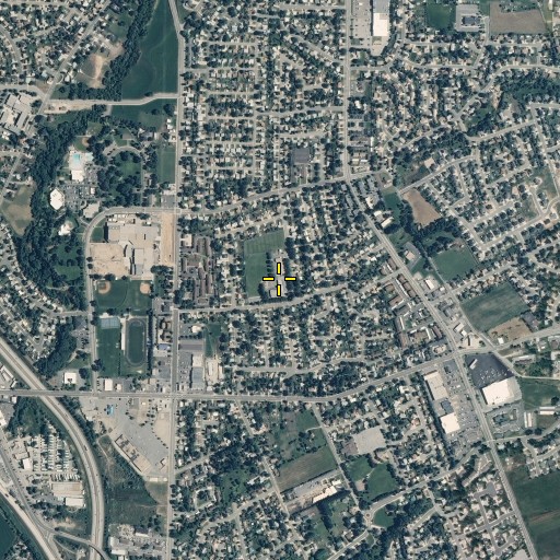 Aerial/Satellite Image of Whitesides Elementary School, UT