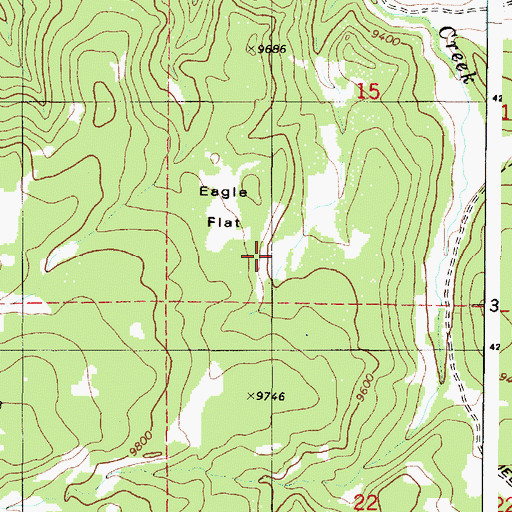 Topographic Map of Eagle Flat, UT