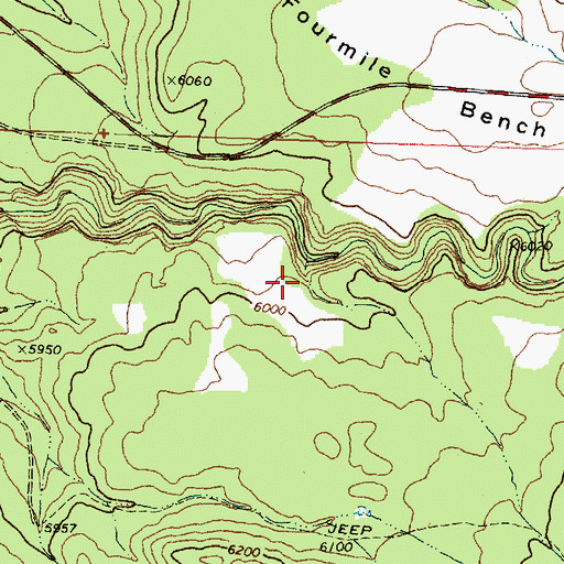 Topographic Map of Earl Canyon, UT