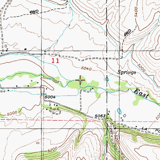 Topographic Map of East Canyon, UT