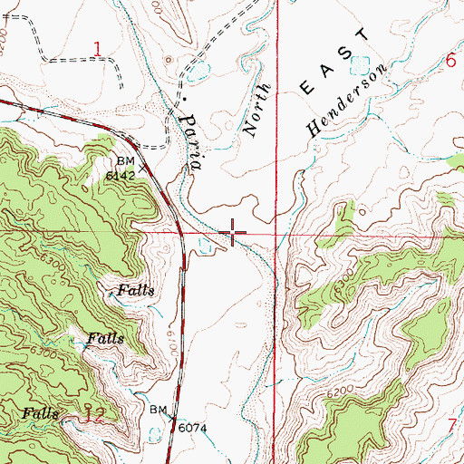 Topographic Map of East Valley, UT