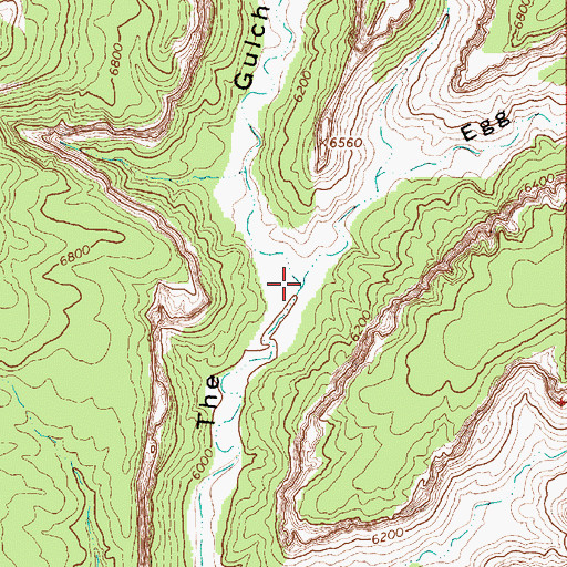 Topographic Map of Egg Canyon, UT