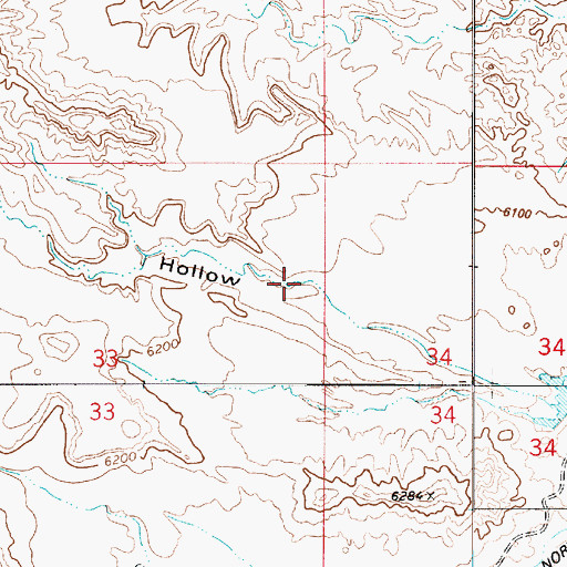 Topographic Map of Eil Hollow, UT