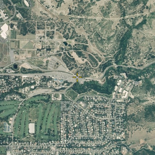Aerial/Satellite Image of Emigration Canyon, UT