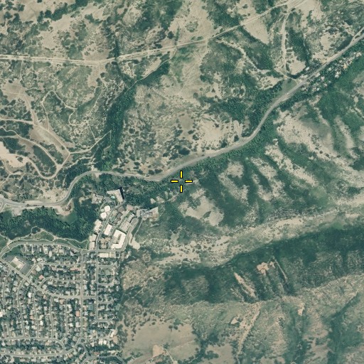 Aerial/Satellite Image of Emigration Tunnel Spring, UT