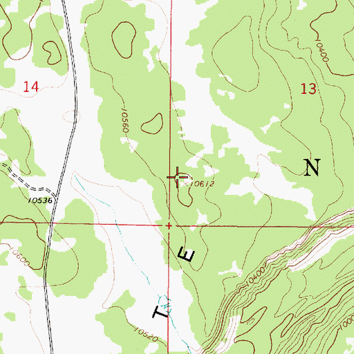 Topographic Map of Escalante Mountains, UT