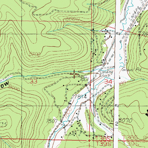 Topographic Map of Everett Hollow, UT