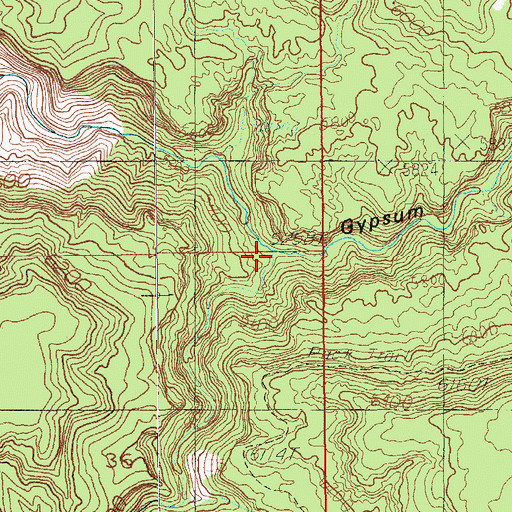 Topographic Map of Fable Valley, UT