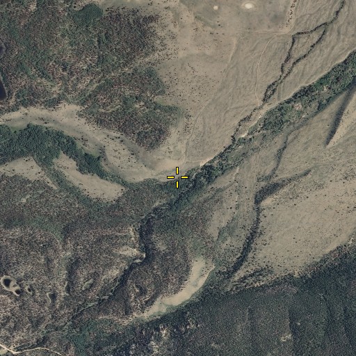 Aerial/Satellite Image of Fallon Creek, UT