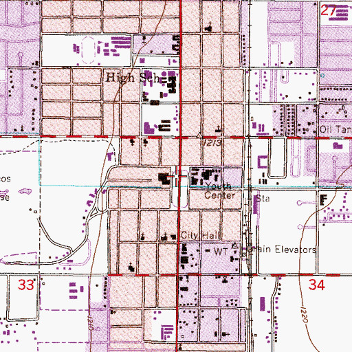 Topographic Map of Doctor Chandler Memorial Park, AZ