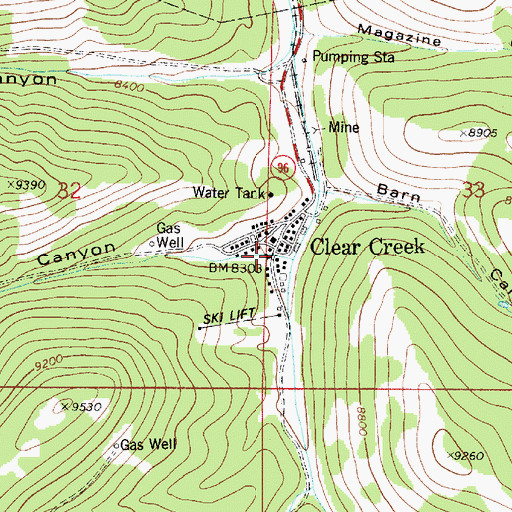 Topographic Map of Finn Canyon, UT