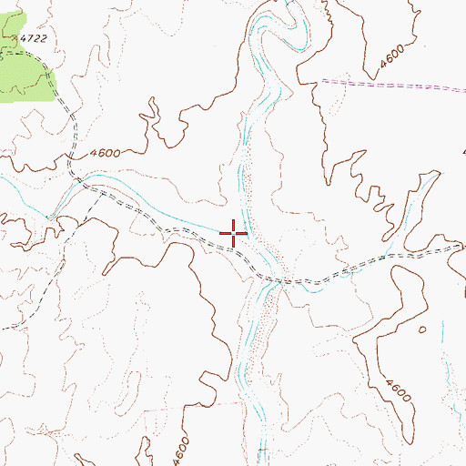Topographic Map of Fish Creek, UT