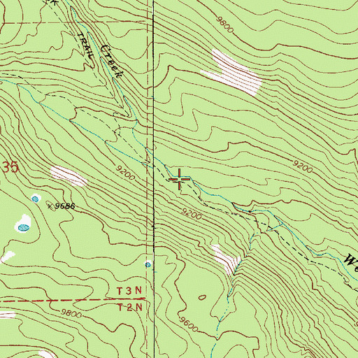 Topographic Map of Fish Creek, UT