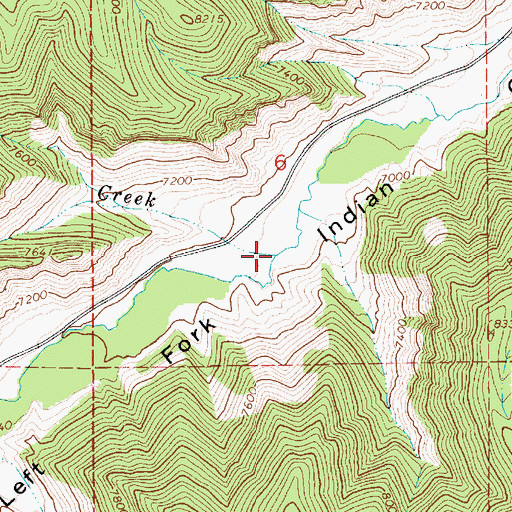 Topographic Map of Fivemile Creek, UT